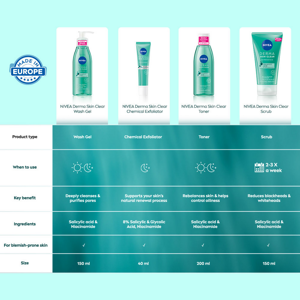 Nivea Derma Skin Clear Anti-Blemish Scrub | Grocsy