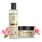 Khadi Natural Rose & Papaya Face Scrub + Rosewater Skin Toner | Grocsy