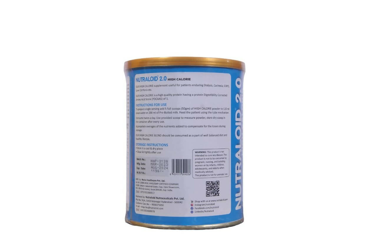 Nutraloid 2.0 High Protein High Calorie Powder | Grocsy