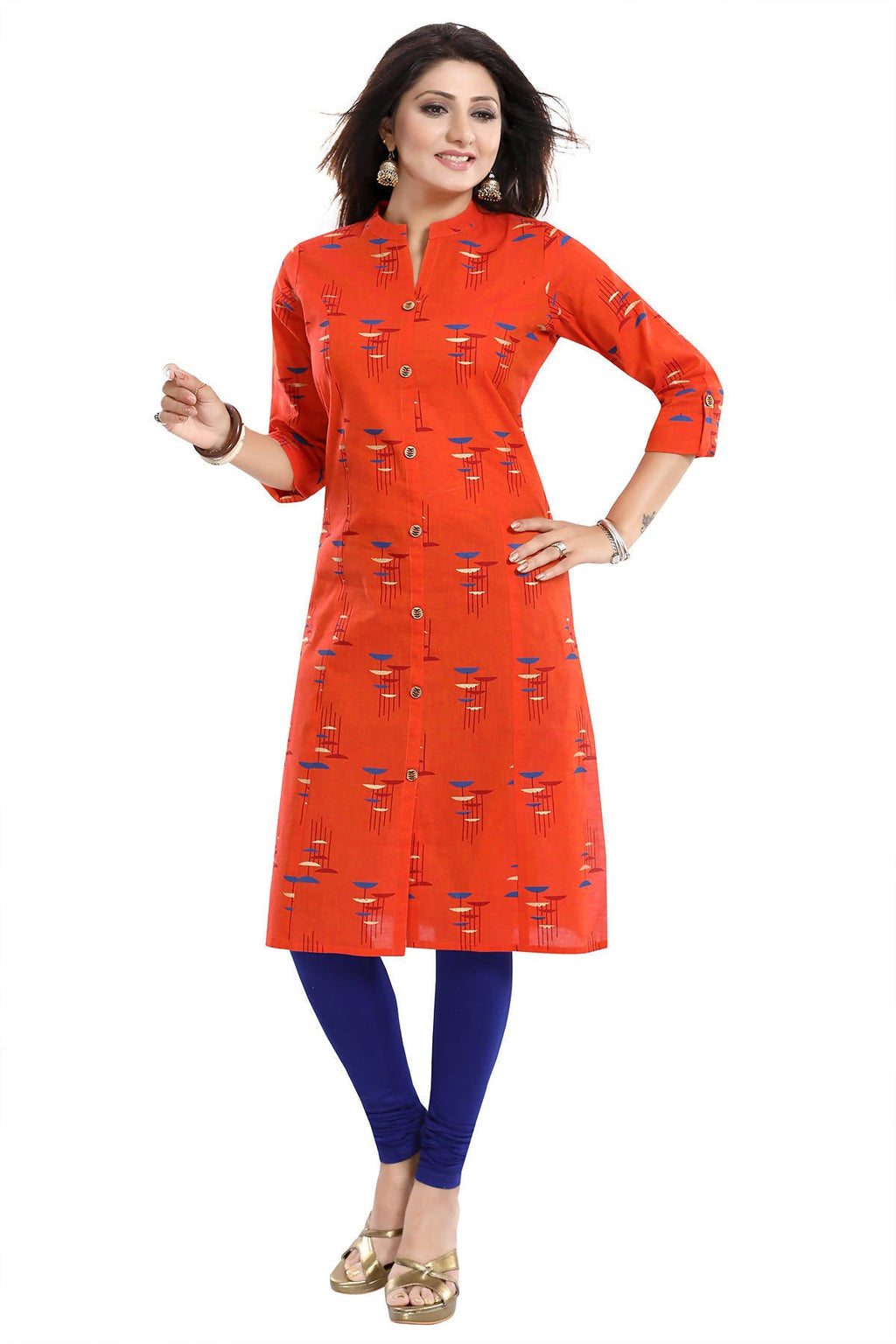 Snehal Creations Casual Cotton Printed Kurti | Grocsy