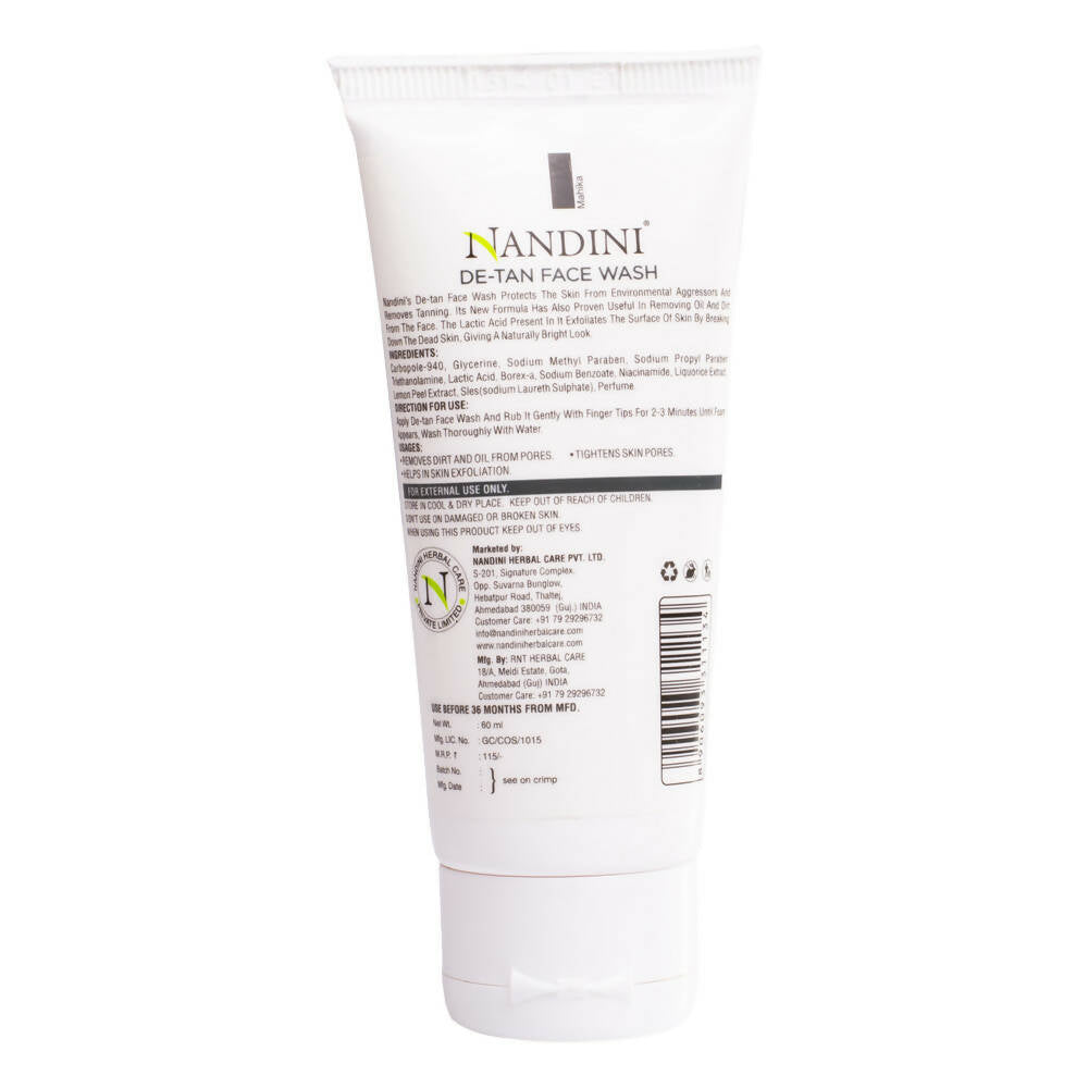 Nandini Herbal D-Tan Face Wash | Grocsy