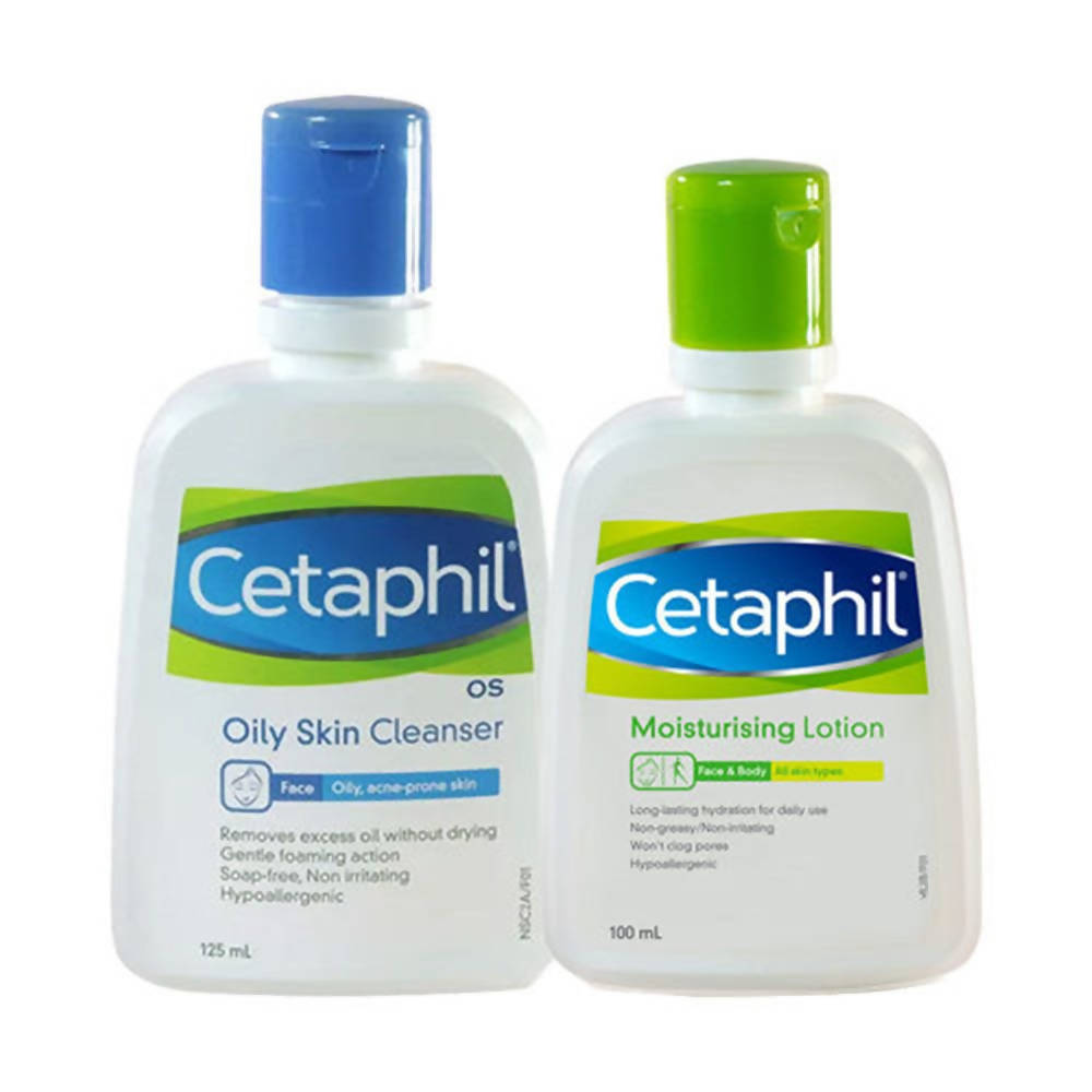 Cetaphil Skin Care Regime For Oily Skin Combo | Grocsy
