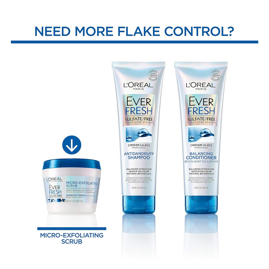 L'Oreal Paris Everfresh Antidandruff Shampoo Sulfate Free | Grocsy