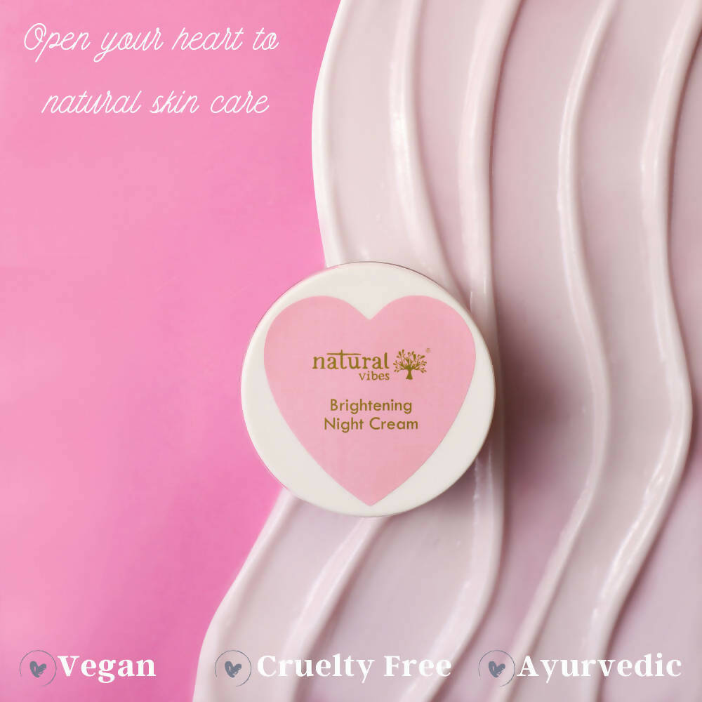 Natural Vibes Glow & Brightening Night Cream | Grocsy
