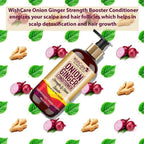 WishCare Onion Ginger Conditioner Strength & Shine Booster | Grocsy