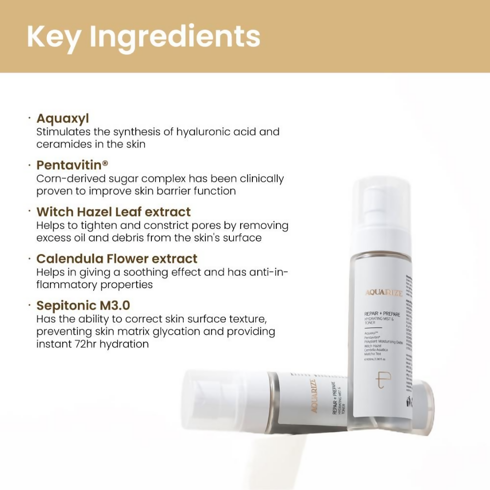Personal Touch Aquarize Toner + Mist With Hyaluranic Acid For Intense Hydration All Skin Type | Grocsy