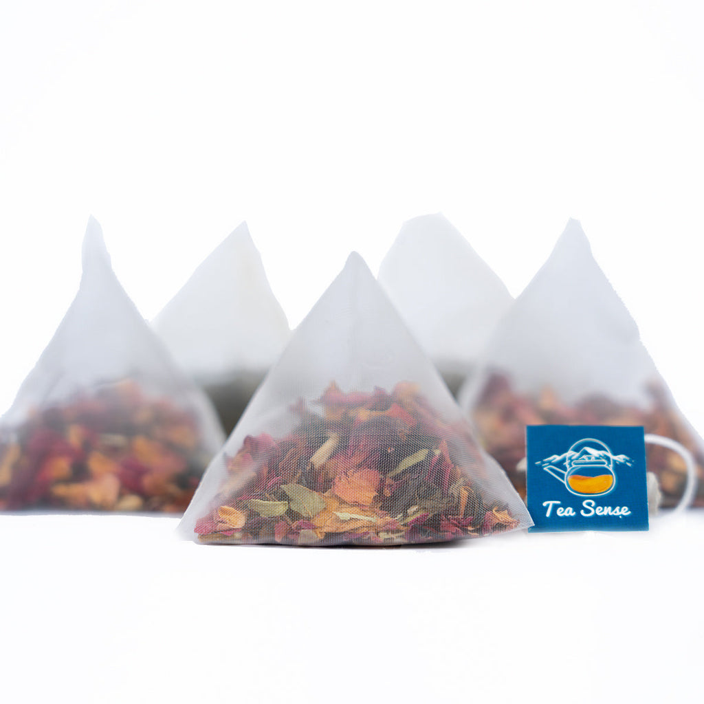 Tea Sense Mountain Rose Black Tea Bags Box | Grocsy