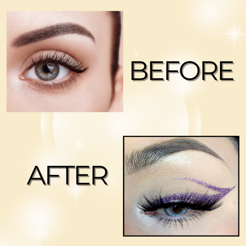BOBI Glitter Eyeliner Purple Diamond Sparkle Finish | Grocsy
