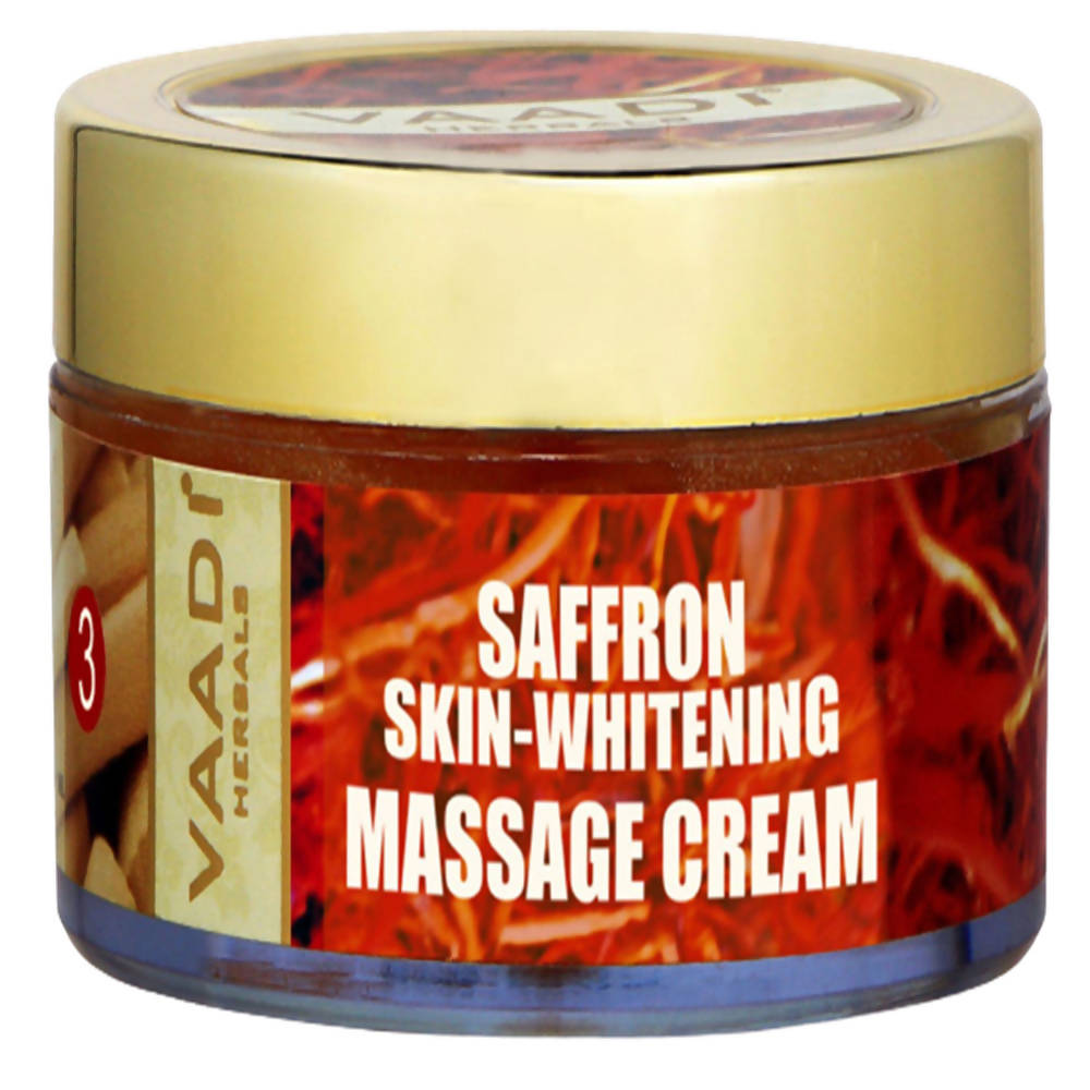 Vaadi Herbals Saffron Skin Whitening Massage Cream | Grocsy