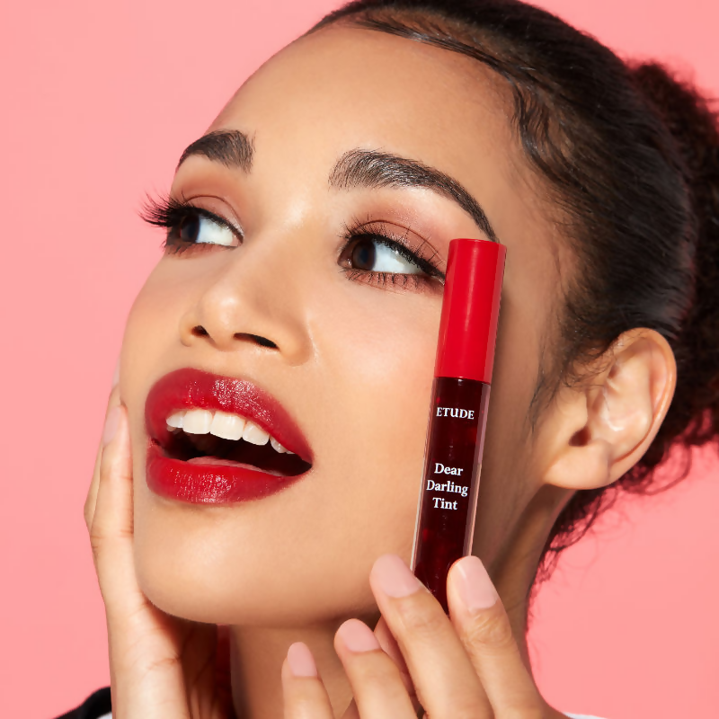 Etude House Dear Darling Water Gel Lip And Cheek Tint Lipstick - Pk002 | Grocsy