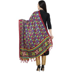 A R Silk Tussar Multi Print Fancy Dupatta Color Multi Color Dupatta | Grocsy