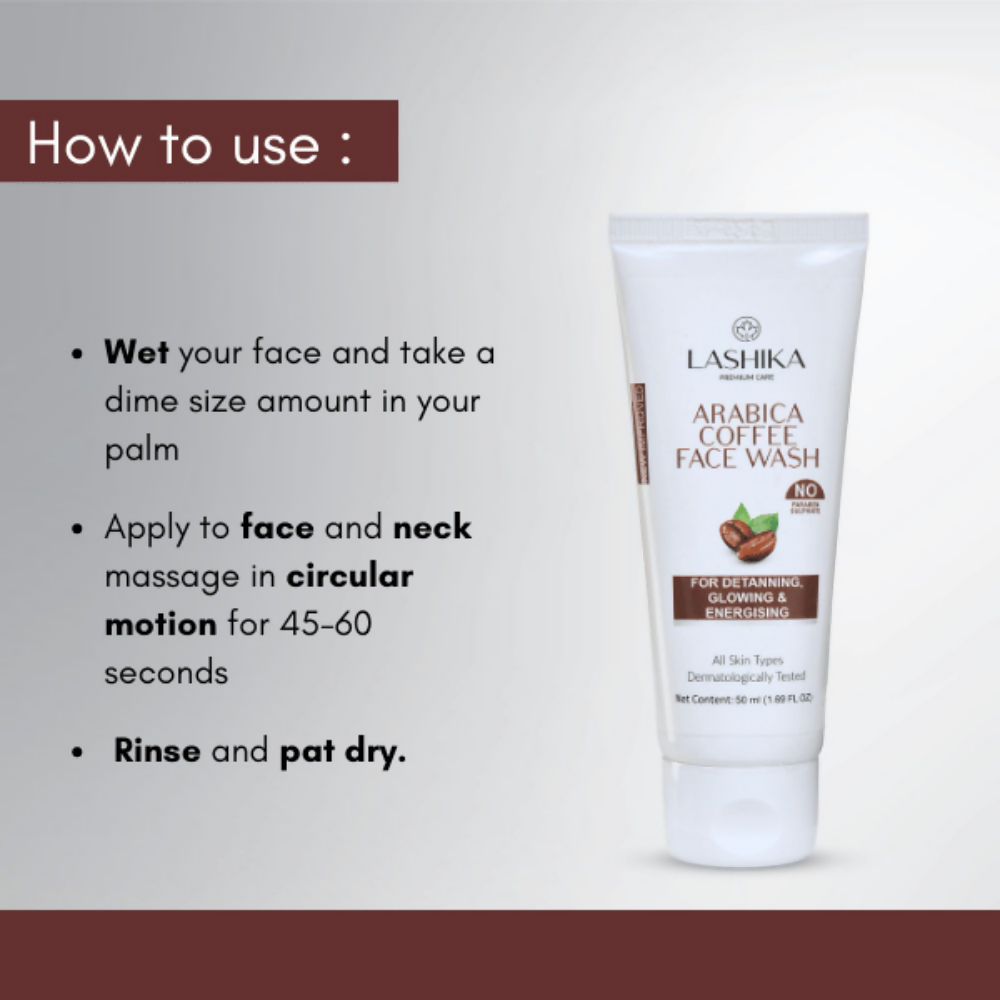 Lashika Arabica Coffee Face Wash | Grocsy