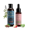 Avimee Herbal Anti Grey Hair Combo - Keshkrishna Hair Oil And Scalptone Grey Hair Serum, Restores Natural Color | Grocsy