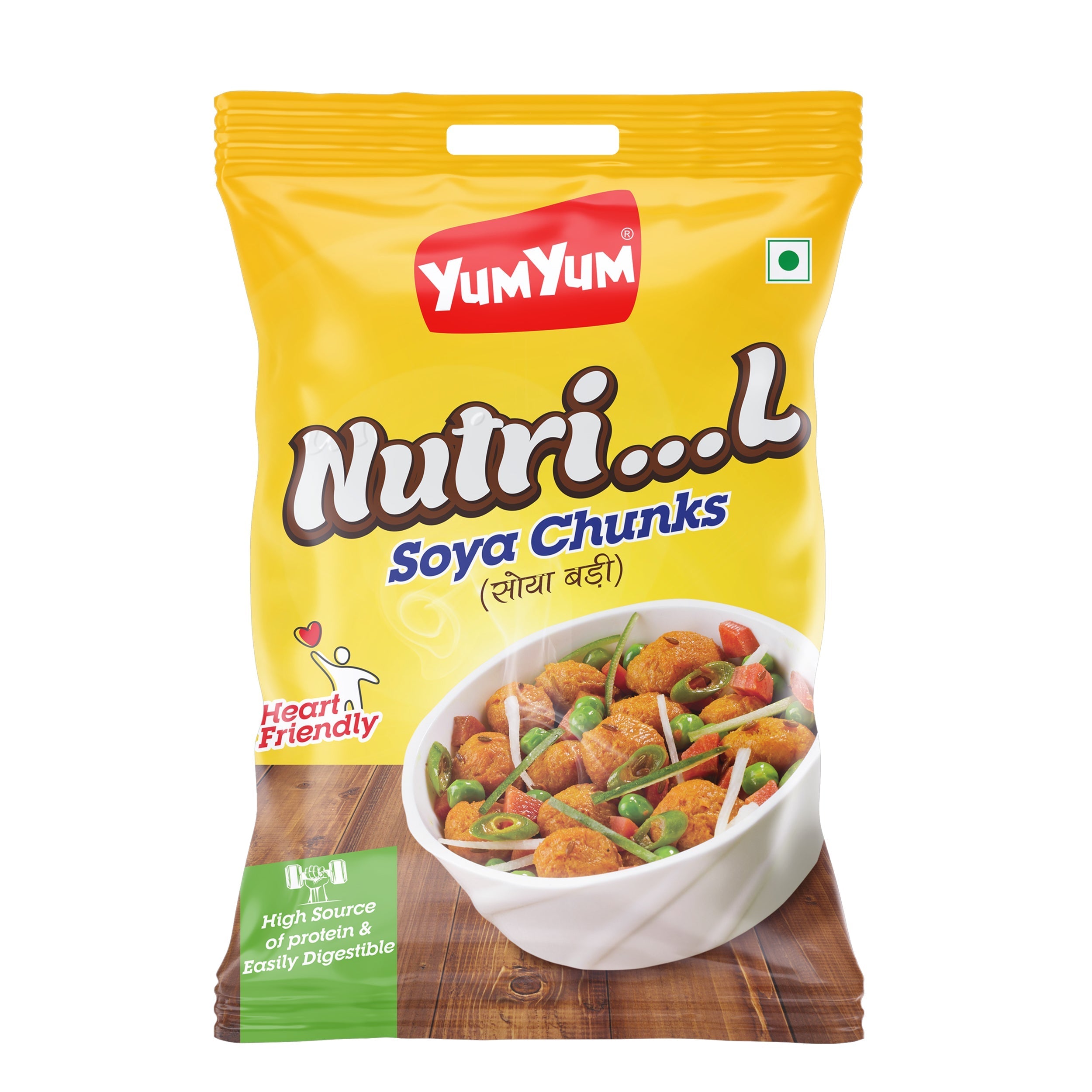 Yum Yum Soya Chunks Pouch | Grocsy