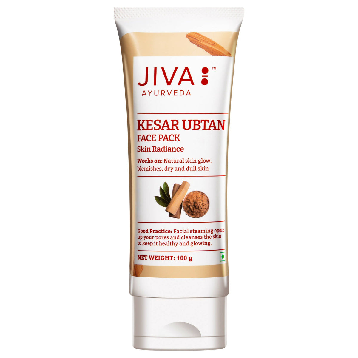 Jiva Ayurveda Kesar Ubtan Face Pack | Grocsy