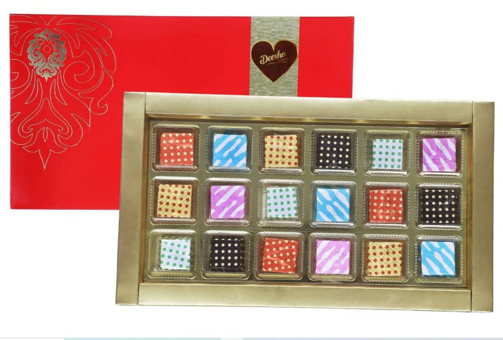 Deesha Foods Assorted Dry fruits Chocolates | Grocsy