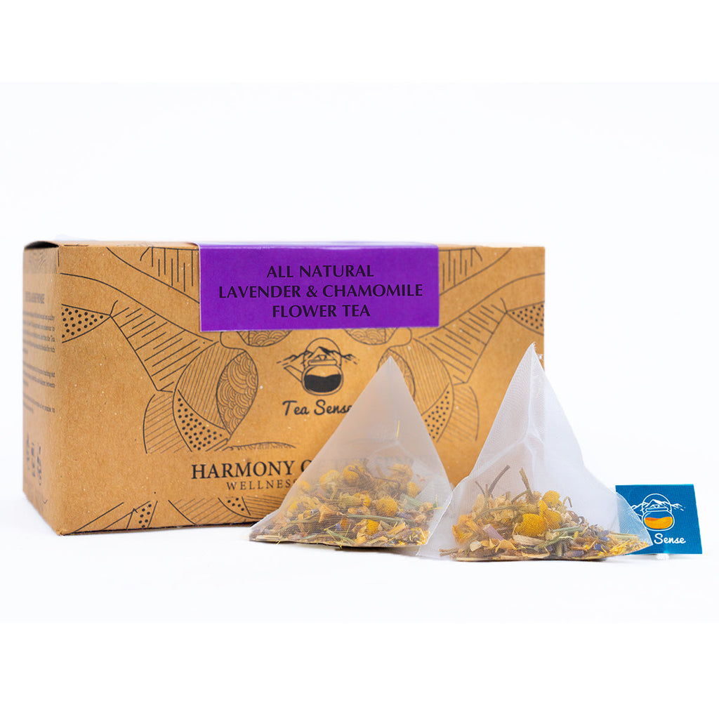 Tea Sense Lavender & Chamomile Tea Bags Box | Grocsy
