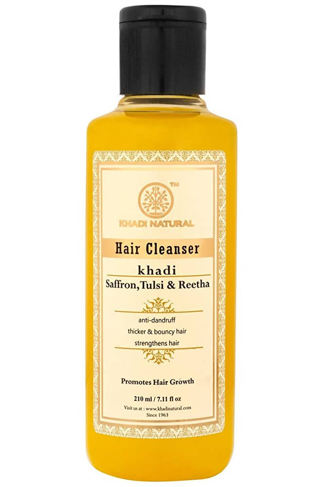 Khadi Natural Saffron, Tulsi & Reetha Hair Cleanser | Grocsy