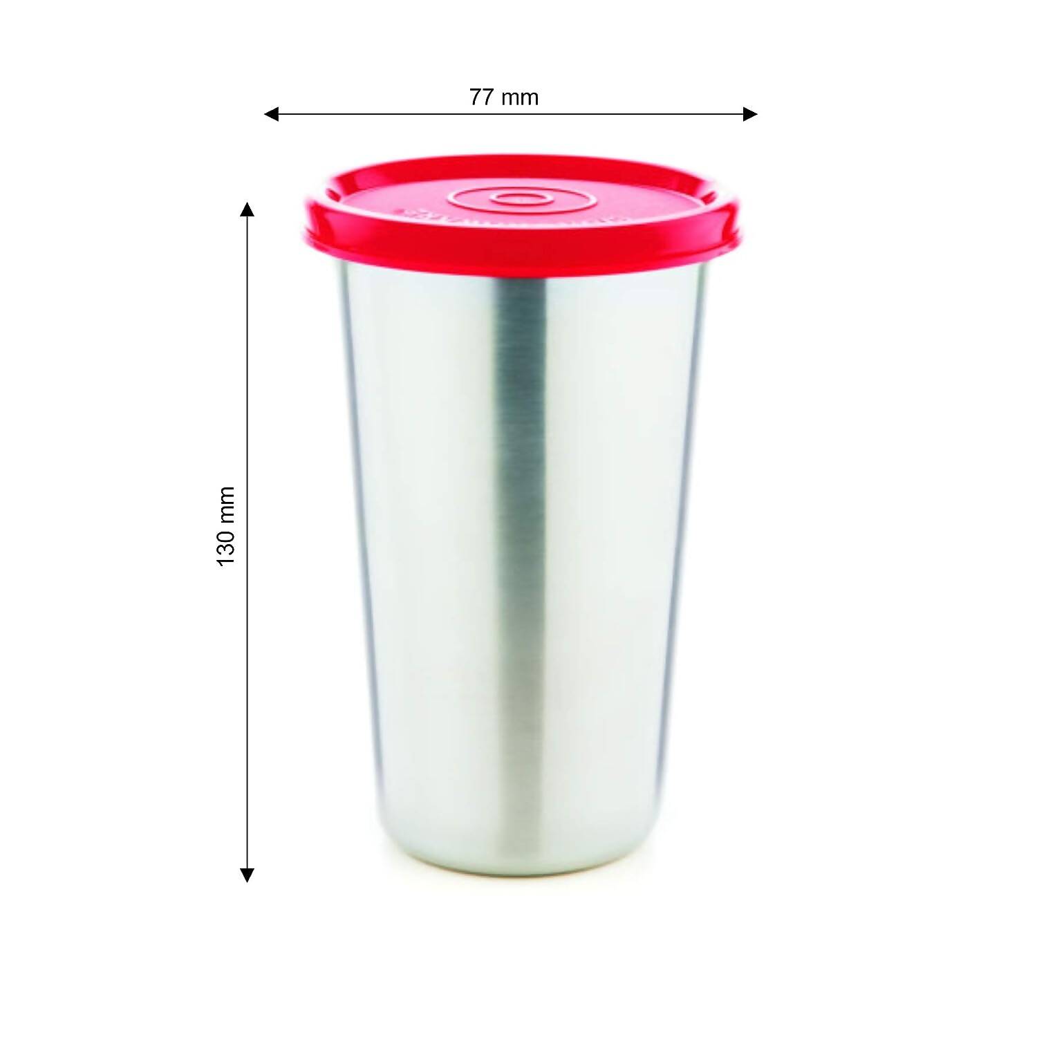 Signoraware Stainless Steel Tumbler with Lid - 370ml | Grocsy