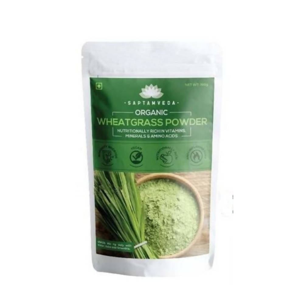 Saptamveda Organic Wheatgrass Powder | Grocsy