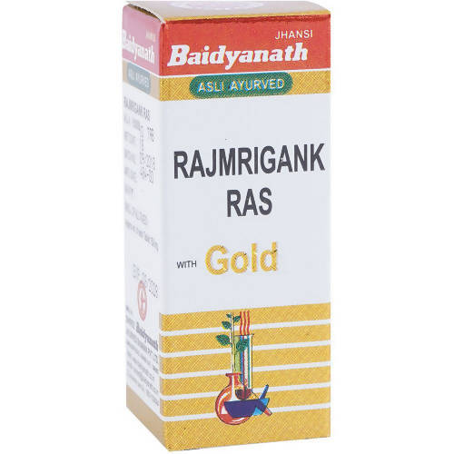 Baidyanath Jhansi Rajmrigank Ras With Gold | Grocsy