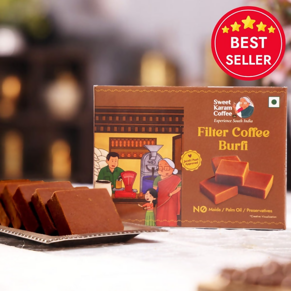 Sweet Karam Coffee Filter Coffee Burfi | Grocsy