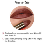 Iba Long Stay Matte Lipstick - M03 Toffee Brown | Grocsy