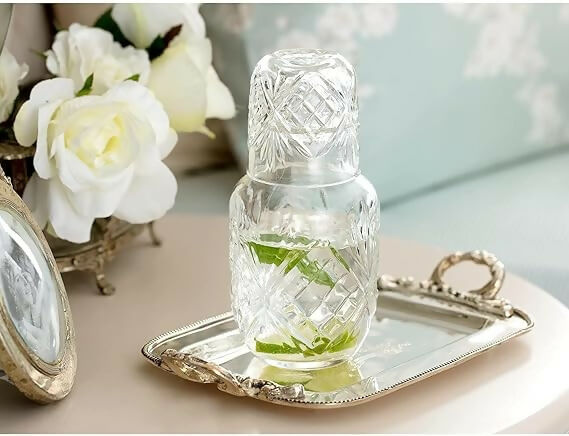 Not Available Bedside Carafe and Glass Set | Grocsy