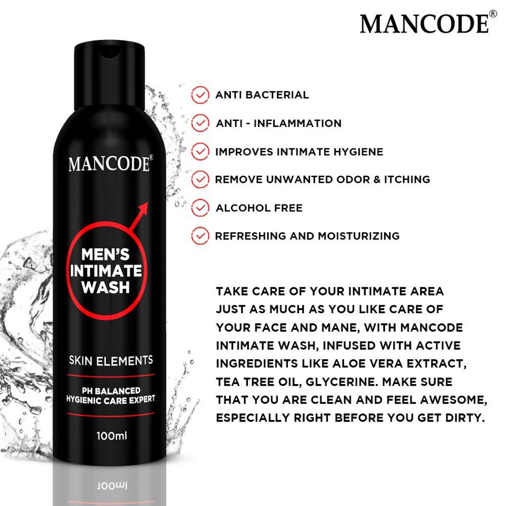 Mancode Men's Intimate Wash | Grocsy