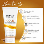 Globus Naturals Gold Radiance Anti Ageing & Brightening Face Scrub | Grocsy