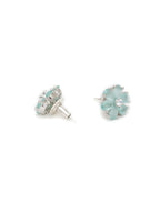 stone stud (mint green ) - Ruby Raang | Grocsy