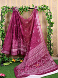 Shree Shyam Fashion Cotton Magenta Saree | Grocsy