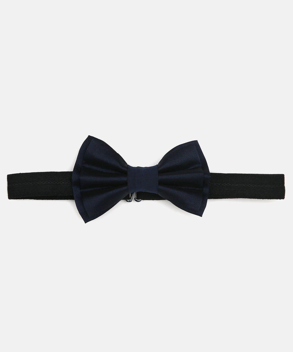 Manet Boys Solid Double Layer Bow - Navy | Grocsy