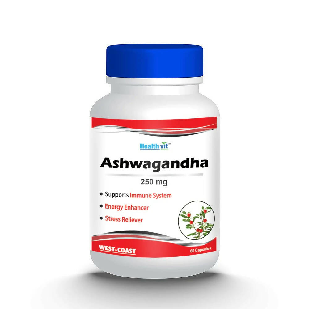 Healthvit Ashwagandha Capsules | Grocsy