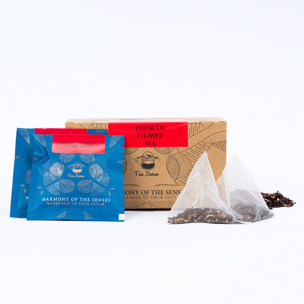 Tea Sense Hibiscus Flower Tea Bags Box | Grocsy