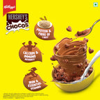 Kellogg’s HERSHEY’S Chocos with Power of 5+, Chocolatey Breakfast Cereal for Kids | Grocsy