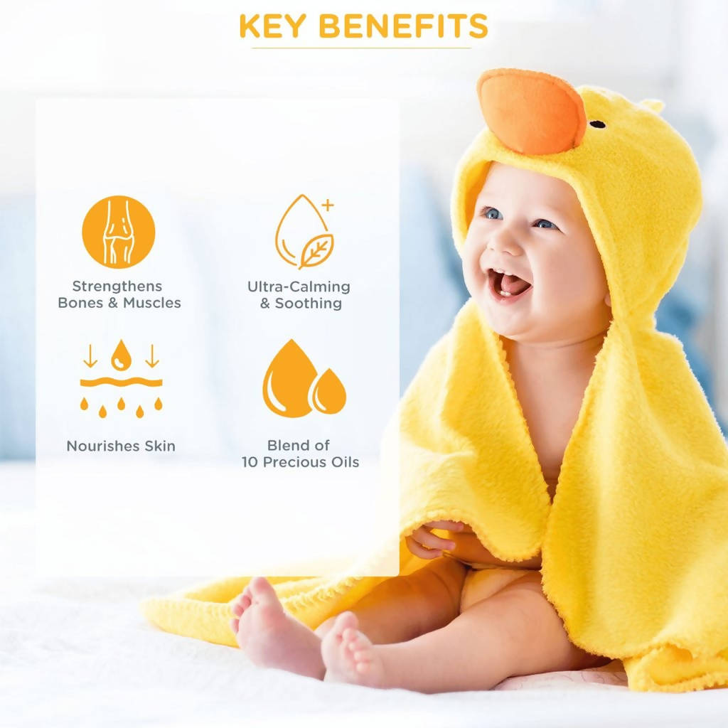 Mommypure Soothing Senses Baby Massage Oil | Grocsy