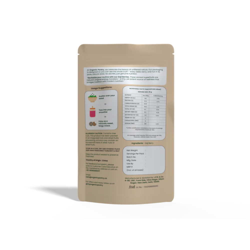 Organic Pantry Dried Goji Berry | Grocsy