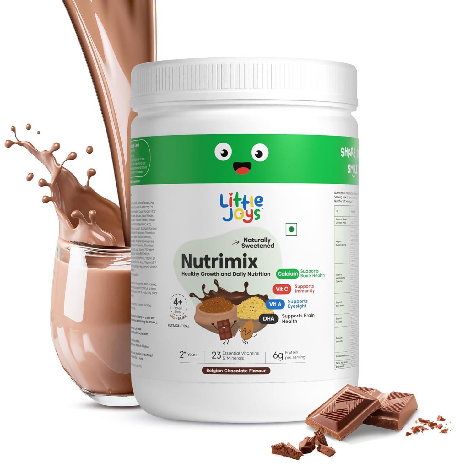 Little Joys Nutrimix (2-6 Years) Belgian Chocolate Flavour | Grocsy