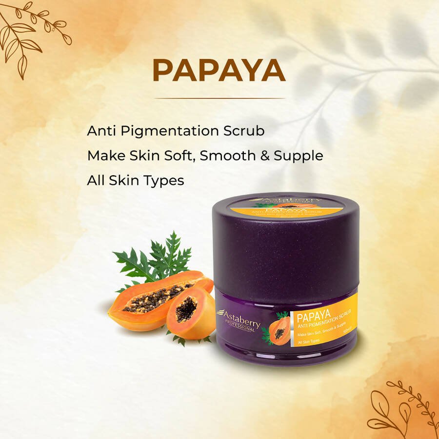 Astaberry Professional Papaya Face Scrub | Grocsy