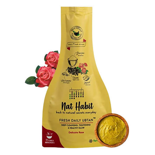 Nat Habit Delicate Rose Fresh Daily Ubtan | Grocsy