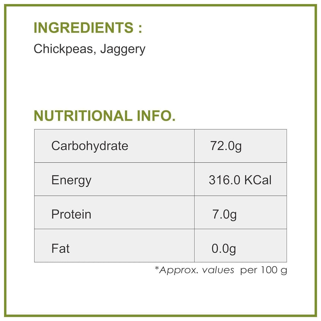 Dhampur Green Gur Chana | Grocsy