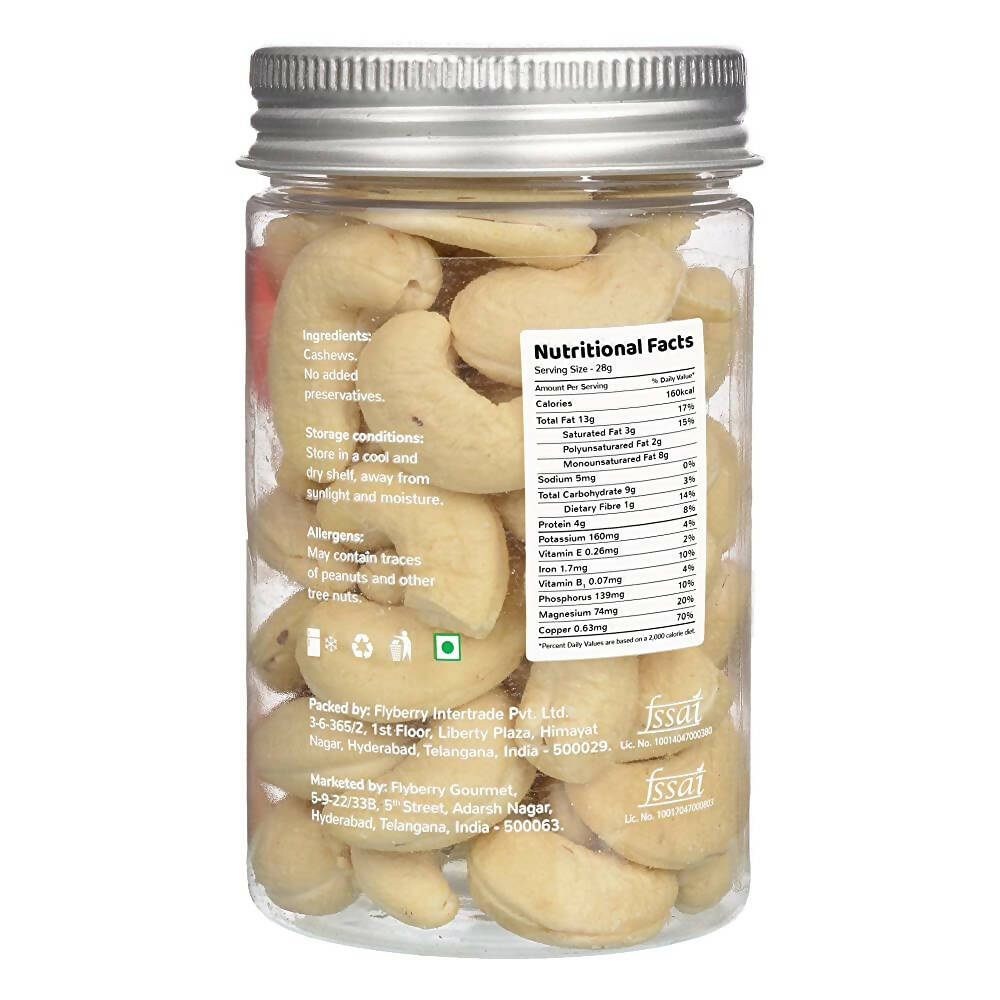 Flyberry Gourmet Premium Cashew Nuts | Grocsy