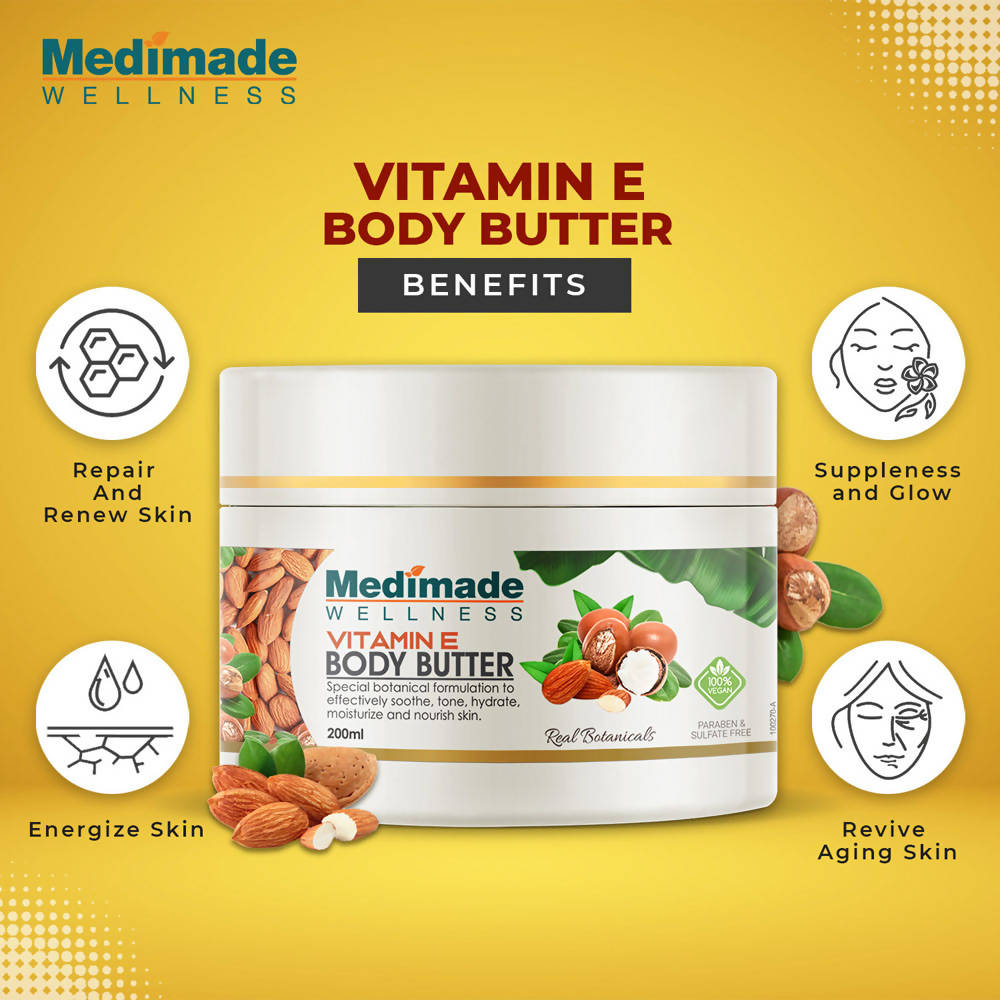 Medimade Wellness Vitamin E Body Butter | Grocsy