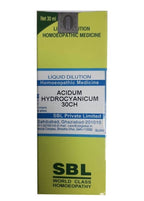 SBL Homeopathy Acidum Hydrocyanicum Dilution | Grocsy