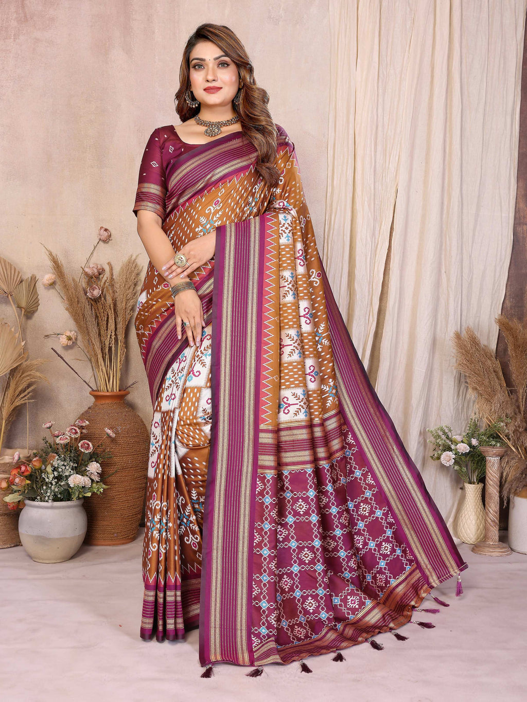 Aastha Fashion Mustard Soft Silk Weaving Saree | Grocsy