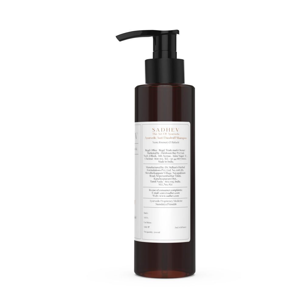 Sadhev Ayurvedic Anti-Dandruff Shampoo | Grocsy