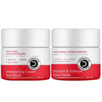Dermistry Anti Aging Intense Day Cream Sun Block & Instant Intense Face Mask | Grocsy