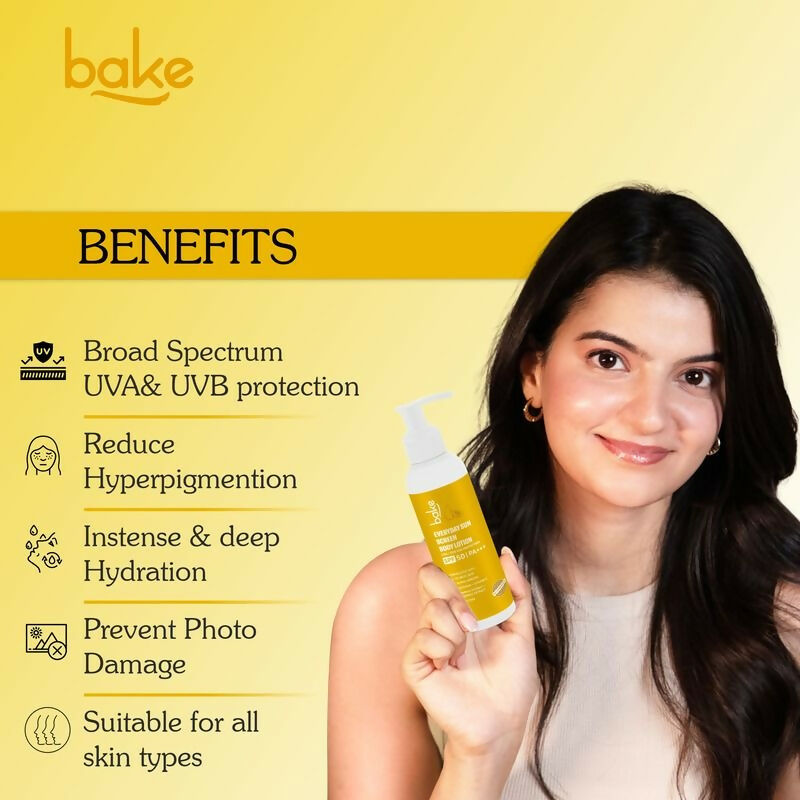 Bake Everyday Sunscreen Body Lotion SPF 50 PA+++ | Grocsy
