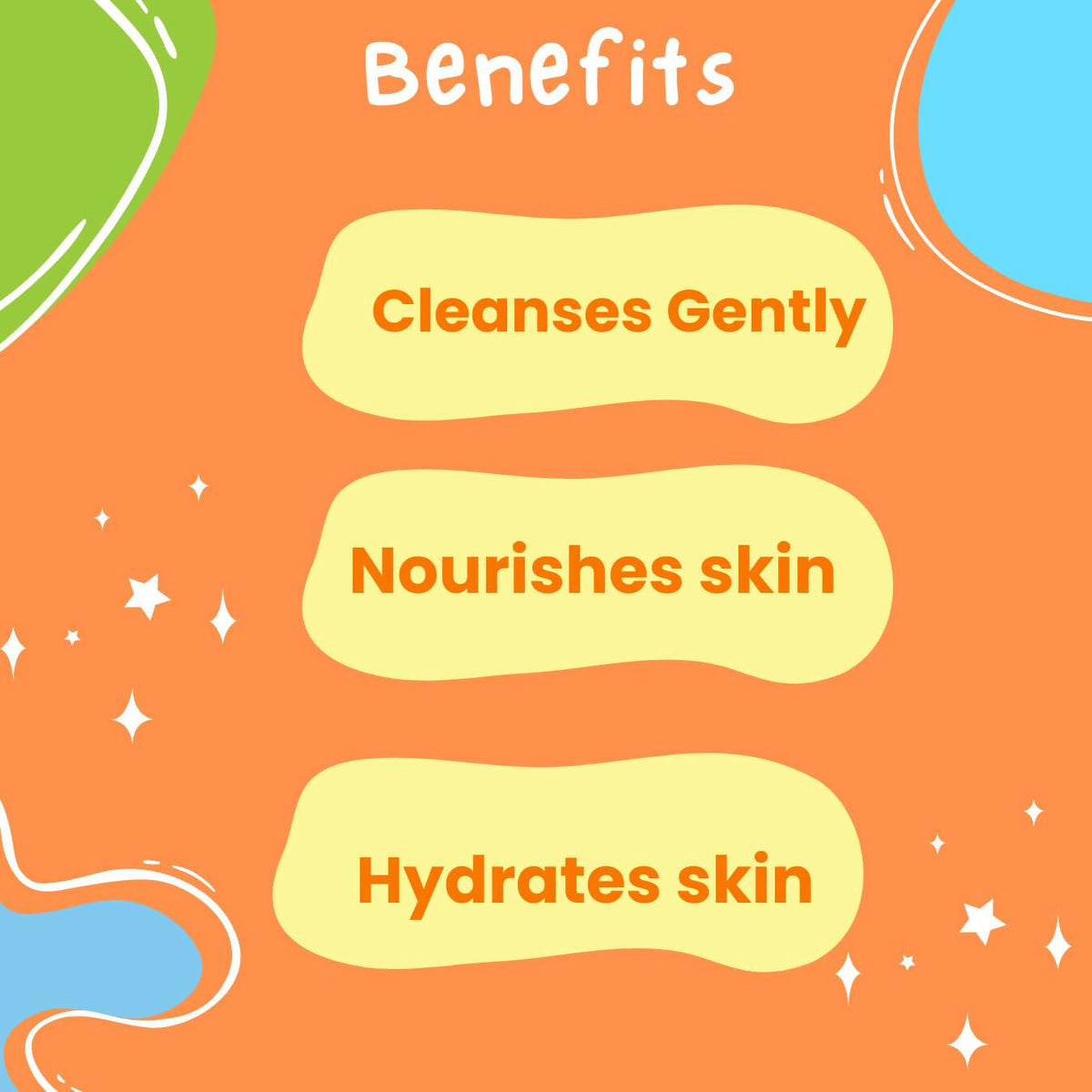 Puddles Organic Cub Riders Fruity Gel Kids Body Wash, Coconut Cleansers Essential Oil | Grocsy